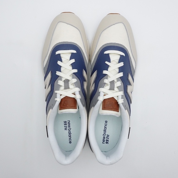 NEW Size 14 Men's New Balance 997H Cordura Sneakers CM997HZO White/Sea Salt - Picture 4 of 7
